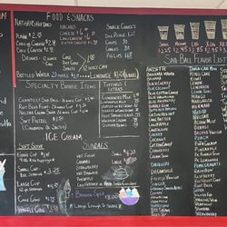 Bubbie's Snowballs - Menu board 1/5/25