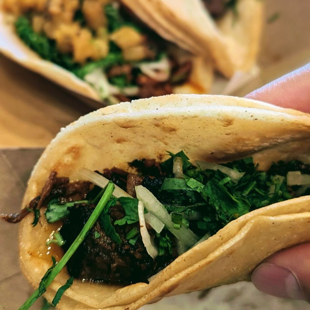 Close up of the tacos Close up of the tacos