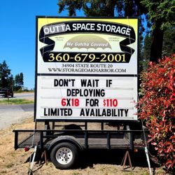 Outta Space Mini storage - $99.99 with military discount. Climate controlled units.