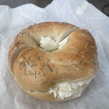 Nate's Bagels - Rosemary sea salt bagel from Feb 2024 - Bagels Near Me - Richmond, Virginia