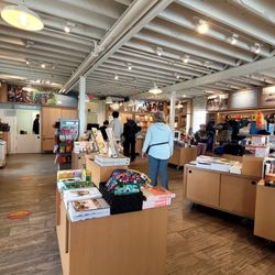 Warming Hut Park Store - Inside the store