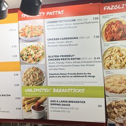 Fazoli's - Menu