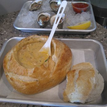 MARKET Seafood Eatery - Chowder in a bowl w/oysters. - Seafood Near Me - Edmonds, Washington MARKET Seafood Eatery - Chowder in a bowl w/oysters. - Seafood Near Me - Edmonds, Washington