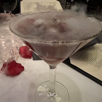 Ocean Prime - Berries and bubble drink was perfectly sweet and sour - Seafood Near Me - Orlando, Florida