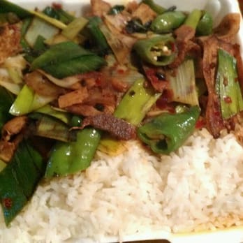 Sweet Yummy House - Lunch Menu: L2. Spicy Double Cooked Pork ($5.50) - Chinese Near Me - Elmhurst, New York Sweet Yummy House - Lunch Menu: L2. Spicy Double Cooked Pork ($5.50) - Chinese Near Me - Elmhurst, New York