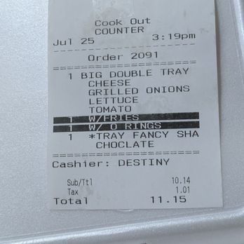 Cook Out - Burgers Near Me - Hattiesburg, Mississippi Cook Out - Burgers Near Me - Hattiesburg, Mississippi