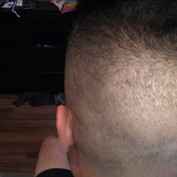 Design Haircuts - Way to high in the back, looks like a military high and tight. - Hair Salons Near Me - Alhambra, California