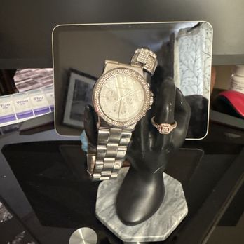 Alan James Jewelers - Michael Kors, watch, white gold wedding band, Rose code promise ring. - Jewelry Near Me - Troy, Michigan Alan James Jewelers - Michael Kors, watch, white gold wedding band, Rose code promise ring. - Jewelry Near Me - Troy, Michigan