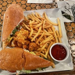 Village L'est BBQ Shrimp Po-boy