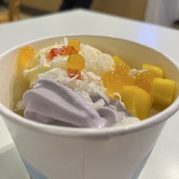 In The Mix Yogurt - Ube and Pineapple - Ice Cream & Frozen Yogurt Near Me - Poway, California In The Mix Yogurt - Ube and Pineapple - Ice Cream & Frozen Yogurt Near Me - Poway, California