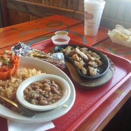 Chicken Fajita Plate.