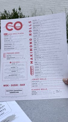 Menu photo 5 CO Charlotte, NC Menu photo 5 CO Charlotte, NC