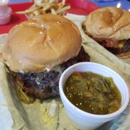 Green Chili Cheeseburger