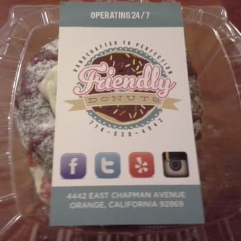 Friendly Donuts - Friendly donuts open 24/7! - Donuts Near Me - Orange, California Friendly Donuts - Friendly donuts open 24/7! - Donuts Near Me - Orange, California