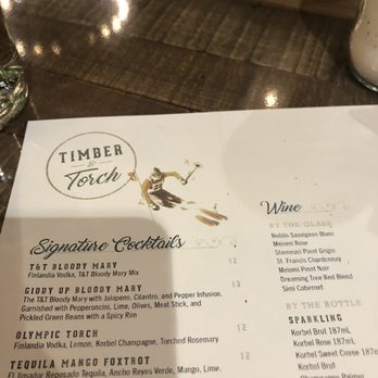 Timber & Torch - Menu - American Near Me - Steamboat Springs, Colorado Timber & Torch - Menu - American Near Me - Steamboat Springs, Colorado