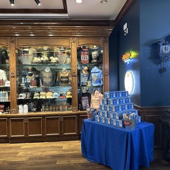 Altstadt Brewery - Their merchandise display - Breweries Near Me - Fredericksburg, Texas