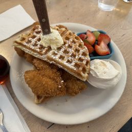 Katsu Chicken & "The Waffle Nut" Katsu Chicken & "The Waffle Nut"