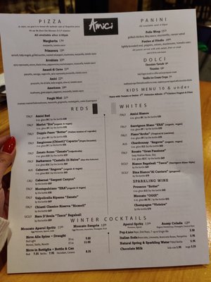 Menu photo 4 Amici Pickering, ON