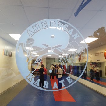 American Karate - Door Decal during class... - Karate Near Me - Brentwood, California American Karate - Door Decal during class... - Karate Near Me - Brentwood, California