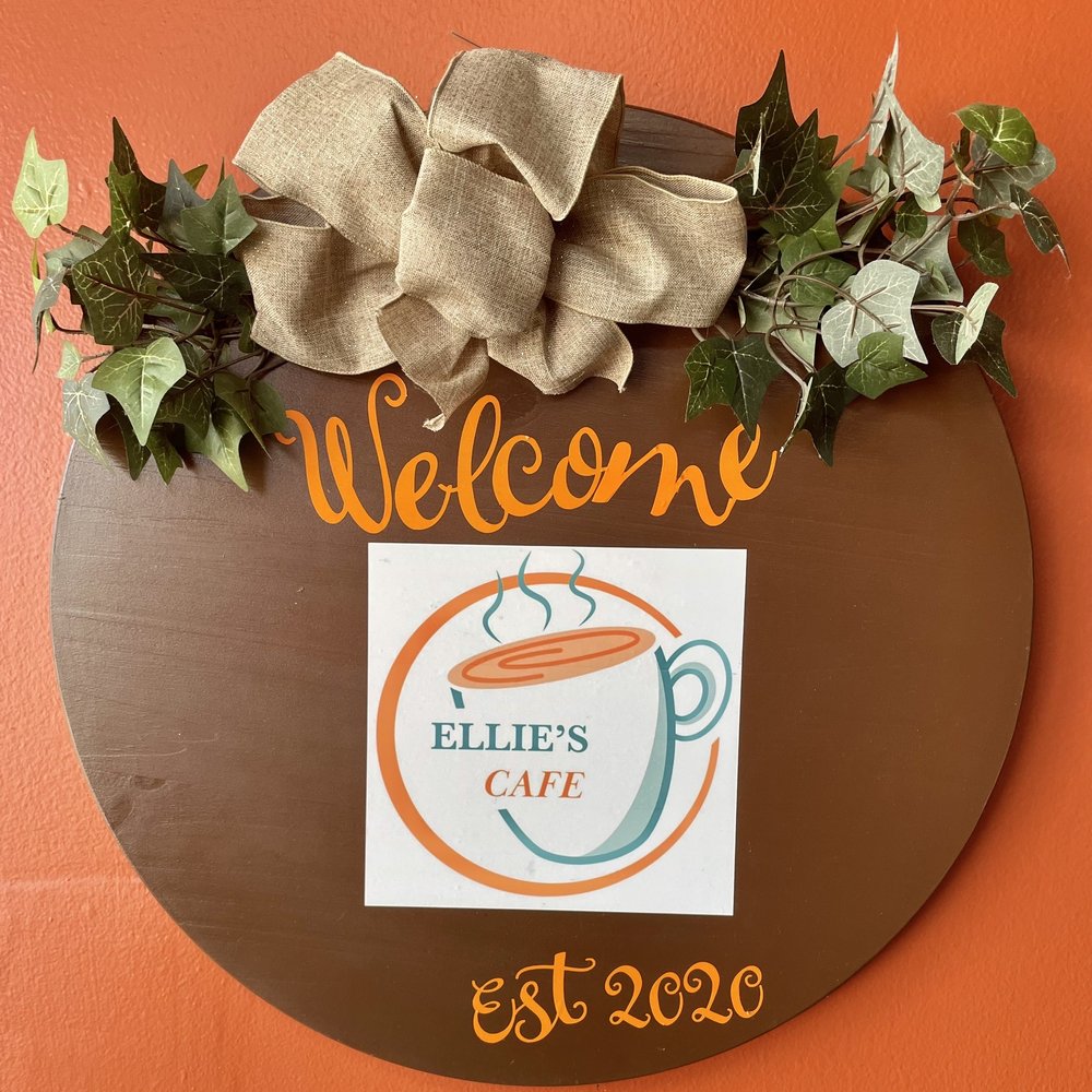 Ellie’s Cafe - a welcome sign with a cup of coffee - Cafes Near Me - Somerdale, New Jersey