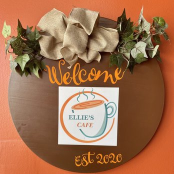 Ellie’s Cafe - a welcome sign with a cup of coffee - Cafes Near Me - Somerdale, New Jersey Ellie’s Cafe - a welcome sign with a cup of coffee - Cafes Near Me - Somerdale, New Jersey