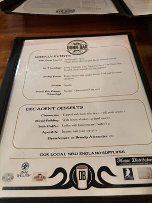 Menu photo 7 The Dunn Bar Biddeford, ME