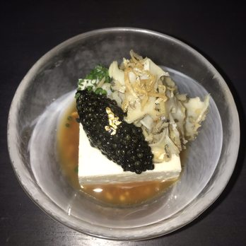 Solera - Abalone with caviar over tofu. Very delicious. - Lounges Near Me - Honolulu, Hawaii Solera - Abalone with caviar over tofu. Very delicious. - Lounges Near Me - Honolulu, Hawaii