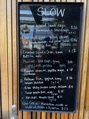 Menu photo 4 The Hanging Garden Hobart, TAS