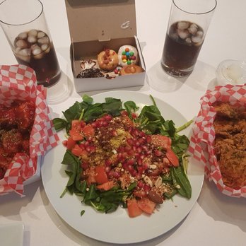 H Mart - Some Korean fried chicken and homemade salad. - International Grocery Near Me - Toronto, Ontario