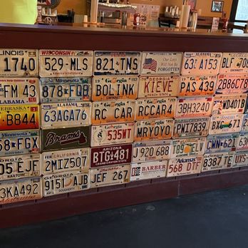 Dreamland BBQ - license plate wall - Barbeque Near Me - Duluth, Georgia Dreamland BBQ - license plate wall - Barbeque Near Me - Duluth, Georgia