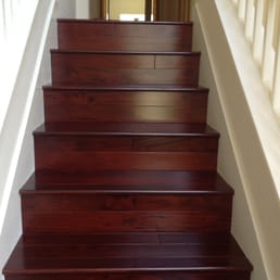 Victoria Mahogany from Lumber Liquidators installed by S&W Contractors.