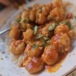Lazy Dog Restaurant & Bar - Firecracker Shrimp