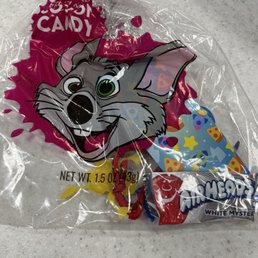 Chuck E. Cheese Treat bag from a birthday party Chuck E. Cheese Treat bag from a birthday party