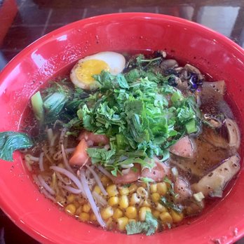 Otsuka Ramen - Vegetable Ramen with black garlic oil - Ramen Near Me - Tampa, Florida Otsuka Ramen - Vegetable Ramen with black garlic oil - Ramen Near Me - Tampa, Florida