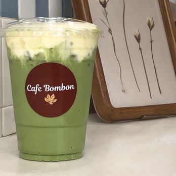 Cafe Bombon - Banana Creme Matcha ($9) - Coffee & Tea Near Me - West Covina, California