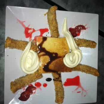 Zizi's Cafe - Zizi's dessert sample platter! Delicious ice cream & Turkish flan with baklava! - Mediterranean Near Me - Chicago, Illinois