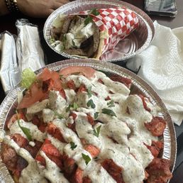 Chicken platter and Lamb Gyro Platter Chicken platter and Lamb Gyro Platter