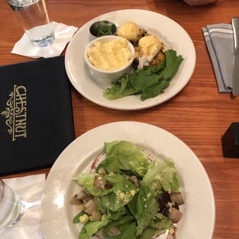 Chestnut - Disappointing: pork belly Benedict and autumn salad - New American Near Me - Asheville, North Carolina