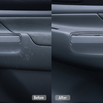 Fibrenew Savannah - damaged door panel repair - Furniture Repair Near Me