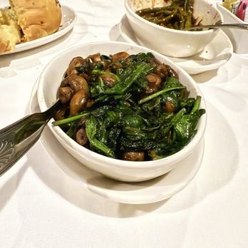 Morton's The Steakhouse - Sauteed Spinach & Button Mushrooms - Steakhouses Near Me - Santa Ana, California Morton's The Steakhouse - Sauteed Spinach & Button Mushrooms - Steakhouses Near Me - Santa Ana, California