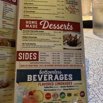 Bubba's 33 - 2022 Menu (4 of 5) - Burgers Near Me - Canton, Ohio