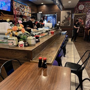 Crazy Sushi - people sitting at the counter - Sushi Bars Near Me - Tigard, Oregon
