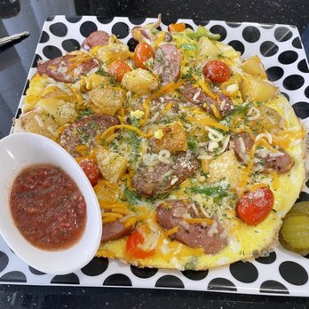 Happy Chef - 3egg polish sausage omelette - Ukrainian Near Me - Bunnell, Florida