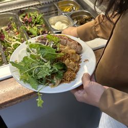 Katsouris Deli - The "German" bratwurst with salad bar
