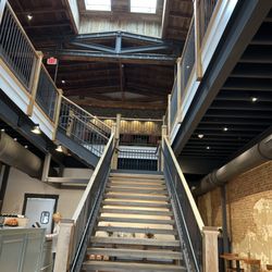 The Hive Coffee & Bakehouse - Stairs to the best view of the square