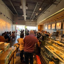 Starbucks - Crowded Starbucks at shopping mall