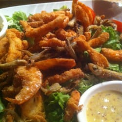 La Frégate - Fried Sea Food plate (delicious!)