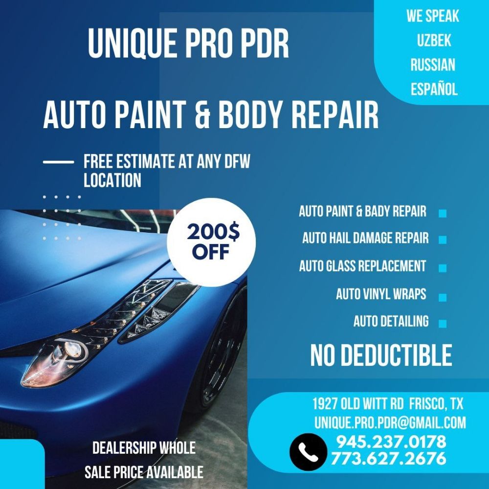 UNIQUE PRO PDR Updated October 2024 Request a Quote 1927 Old Witt