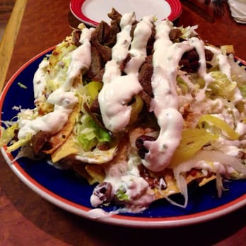 Brick House Diner - Greek nachos - delicious and a HUGE serving! - Diners Near Me - Midlothian, Virginia Brick House Diner - Greek nachos - delicious and a HUGE serving! - Diners Near Me - Midlothian, Virginia
