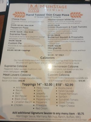 Menu photo 3 MainStage Brewing Lyons, CO